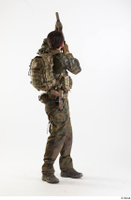  Photos Frankie Perry Army KSK Recon Germany Poses aiming the gun standing whole body 0008.jpg